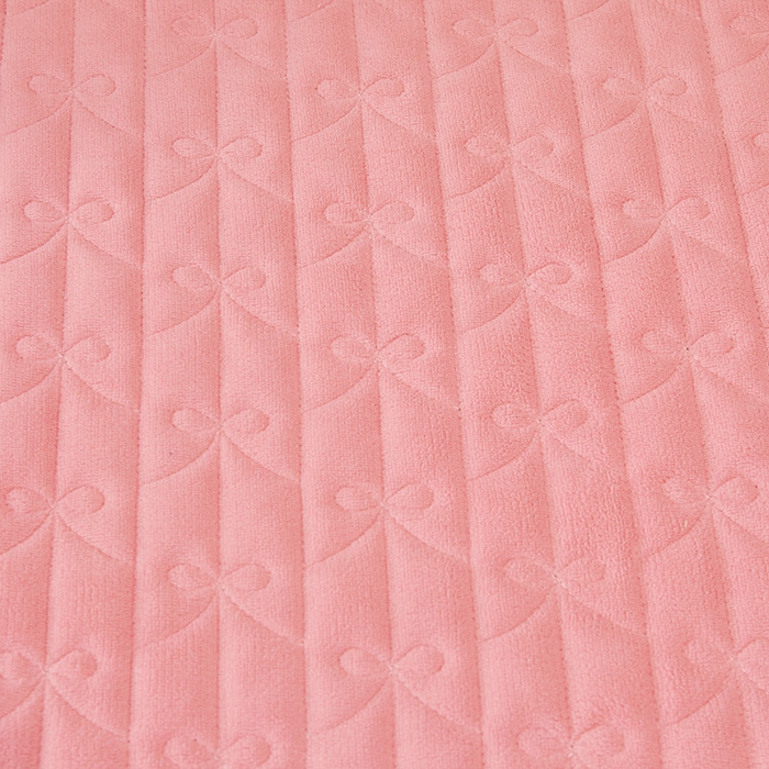 91家纺网 家纺一手货源 找家纺 虹星家纺 2023新款牛奶绒夹棉蕾丝可拆卸床裙系列单床裙 梦幻巴黎 蜜玉