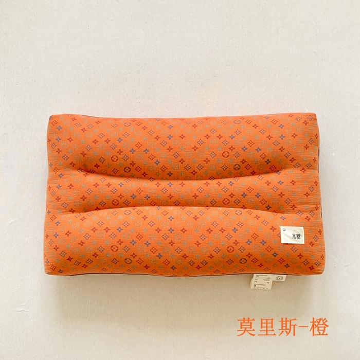 91家纺网 家纺一手货源 找家纺 唯爱品 2026新款双层纱护颈枕枕头枕芯 记忆枕源头工厂 莫里斯-橙