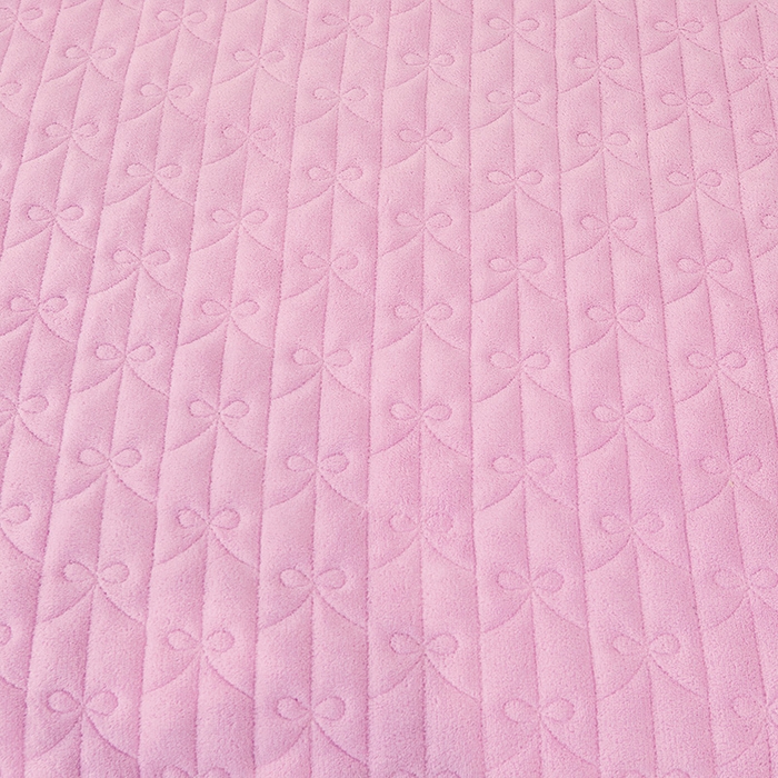 91家纺网 家纺一手货源 找家纺 虹星家纺 2023新款牛奶绒夹棉蕾丝可拆卸床裙系列单床裙 梦幻巴黎 柔紫