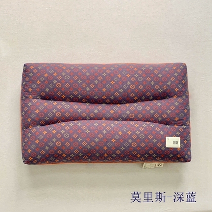 唯爱品 2026新款双层纱护颈枕枕头枕芯 记忆枕源头工厂 莫里斯-深蓝