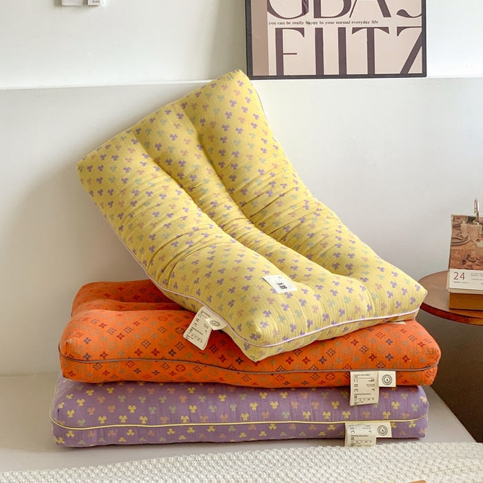 91家纺网 家纺一手货源 找家纺 （总）唯爱品 2026新款双层纱护颈枕枕头枕芯 记忆枕源头工厂