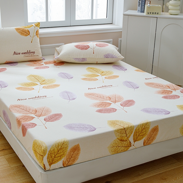 91家纺网 家纺一手货源 找家纺 （总）宝时兰 2024新款全棉加厚磨毛床笠纯棉单床笠儿童卡通床笠三件套 -印花款