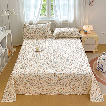 91家纺网 家纺一手货源 找家纺 （总）元元被芯 2023新款全棉直角印花床单