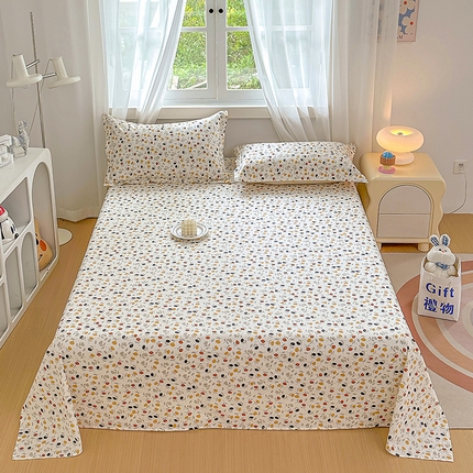 91家纺网 家纺一手货源 找家纺 （总）元元被芯 2023新款全棉直角印花床单