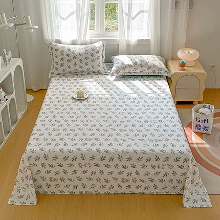 91家纺网 家纺一手货源 找家纺 （总）元元被芯 2023新款全棉直角印花床单