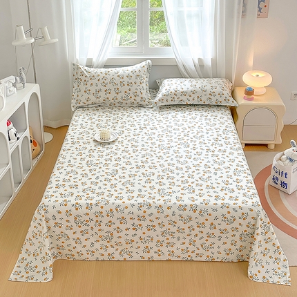 91家纺网 家纺一手货源 找家纺 （总）元元被芯 2023新款全棉直角印花床单