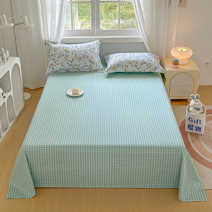 元元被芯 2023新款全棉直角印花床单 【B版】爱洛