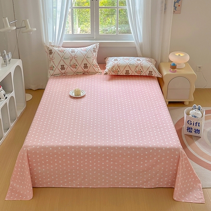 91家纺网 家纺一手货源 找家纺 （总）元元被芯 2023新款全棉直角印花床单