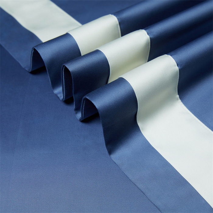 91家纺网 家纺一手货源 找家纺 缔缦 2023新款定织新布种S140系列四件套-赫本 宾利蓝