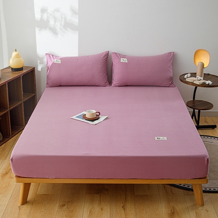 91家纺网 家纺一手货源 找家纺 （总）宝时兰 2025新款全棉加厚磨毛床笠纯棉单床笠儿童卡通床笠三件套 -纯色款,简纯-豆沙,简纯-黄,简纯-灰,简纯-桔,简纯-卡其,简纯-蓝,简纯-绿,简纯-香草绿,简纯-玉,简纯-紫