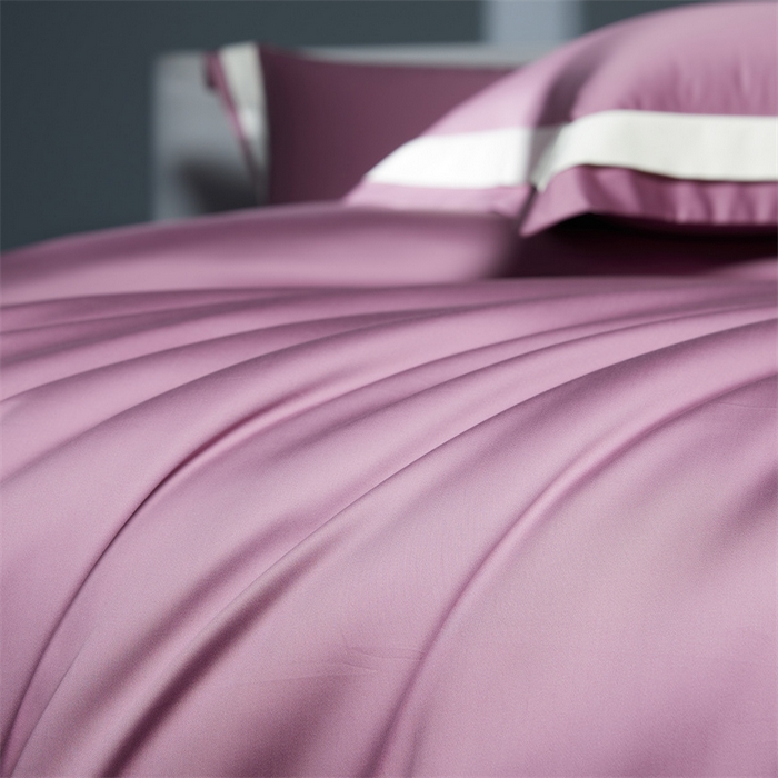 91家纺网 家纺一手货源 找家纺 缔缦 2023新款定织新布种S140系列四件套-赫本 紫罗兰