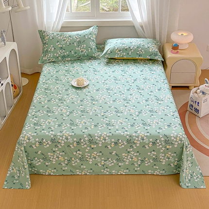 元元被芯 2023新款全棉直角印花床单 流璃