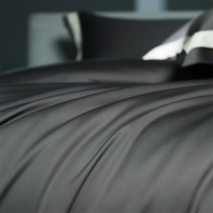 91家纺网 家纺一手货源 找家纺 缔缦 2023新款定织新布种S140系列四件套-赫本 盛棕灰