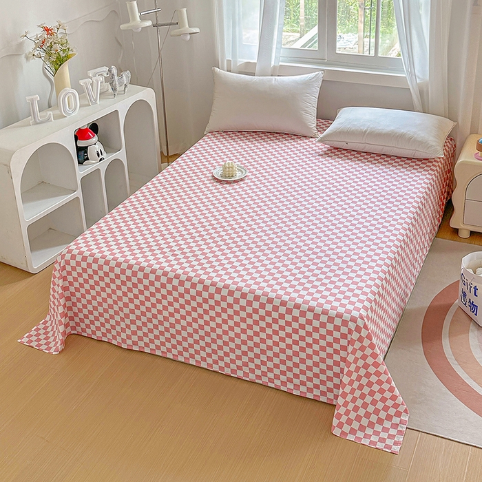 91家纺网 家纺一手货源 找家纺 元元被芯 2023新款全棉直角印花床单 【B版】蜜糖花语