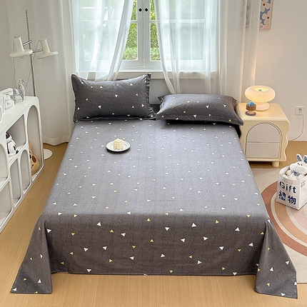 91家纺网 家纺一手货源 找家纺 （总）元元被芯 2023新款全棉直角印花床单