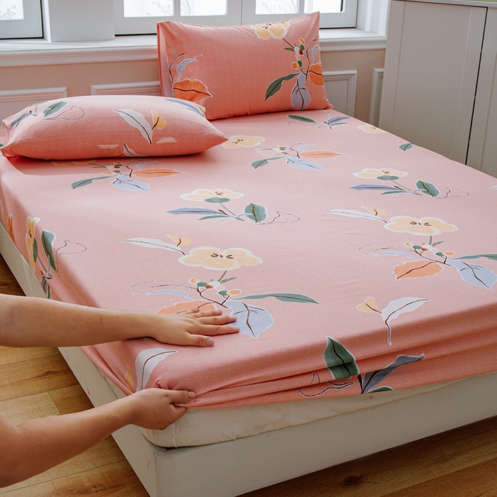 91家纺网 家纺一手货源 找家纺 宝时兰 2025新款A类加厚全棉床笠-印花款 秘境