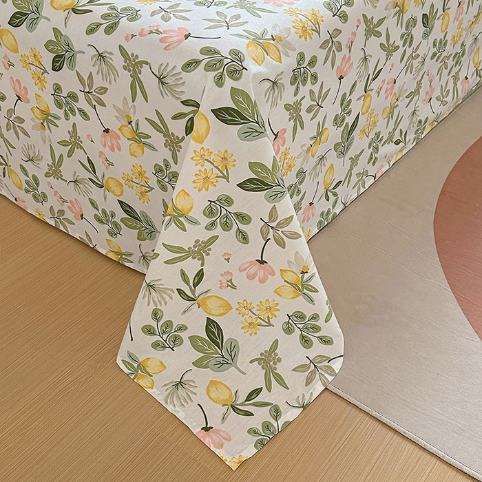 91家纺网 家纺一手货源 找家纺 元元被芯 2023新款全棉直角印花床单 芭提雅