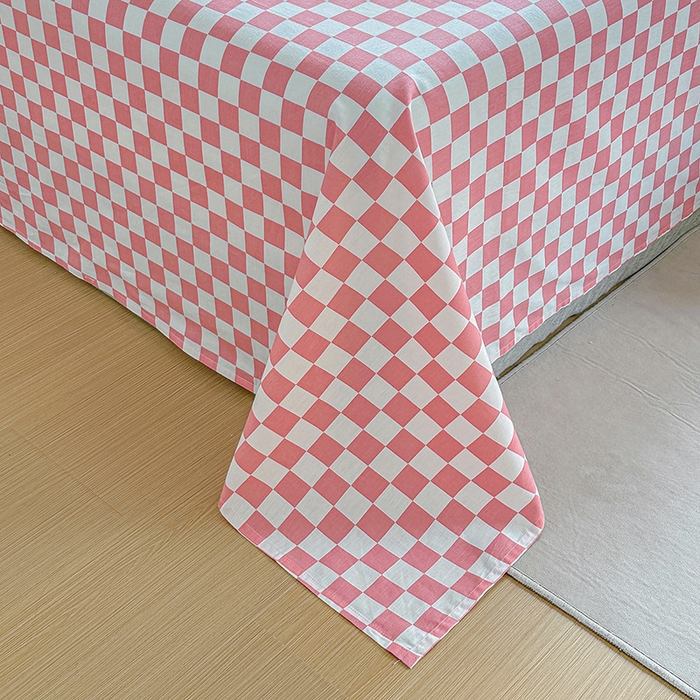 91家纺网 家纺一手货源 找家纺 元元被芯 2023新款全棉直角印花床单 【B版】蜜糖花语