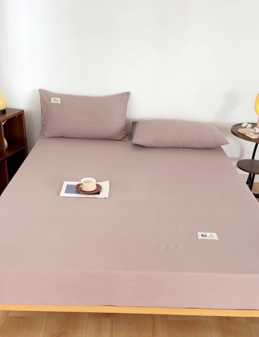 91家纺网 家纺一手货源 找家纺 宝时兰 2024新款A类加厚全棉床笠-纯色款 简纯-卡其