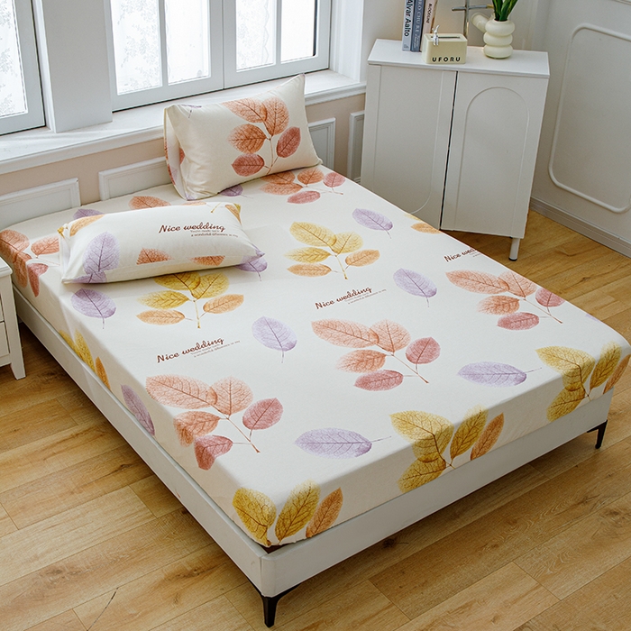 91家纺网 家纺一手货源 找家纺 宝时兰 2025新款A类加厚全棉床笠-印花款 缤纷