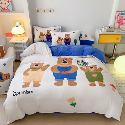 91家纺网 家纺一手货源 找家纺 （总）澳萝拉2023新款大版数码牛奶绒五件套配送同款小抱枕