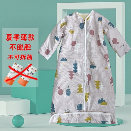 91家纺网 家纺一手货源 找家纺 （总）嗨皮宝贝 2023年儿童睡袋春秋冬季秋冬款加厚恒温中大童宝宝防踢被子