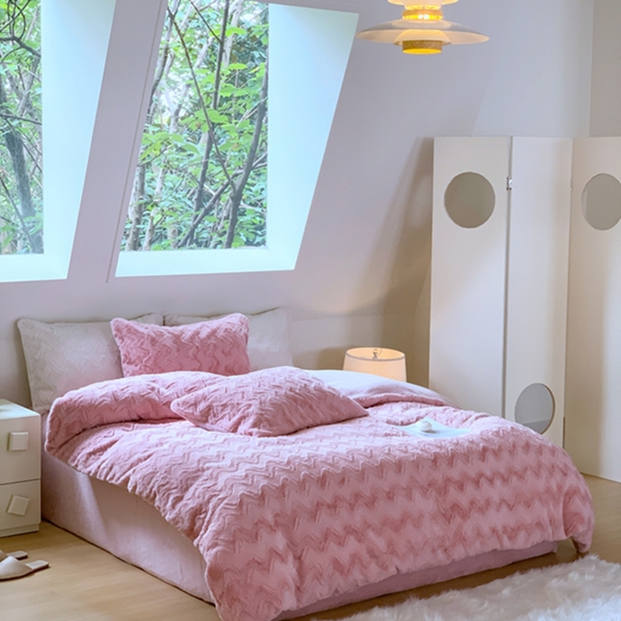 91家纺网 家纺一手货源 找家纺 （总）昔可家纺 2023兔兔绒四件套