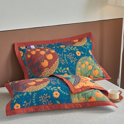 91家纺网 家纺一手货源 找家纺 （总）棠薇家纺-毛巾被 2025新款60S细纱枕巾一对全棉多层纱枕巾