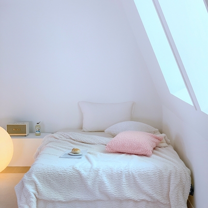 昔可家纺 2023云朵绒毯 奶白色