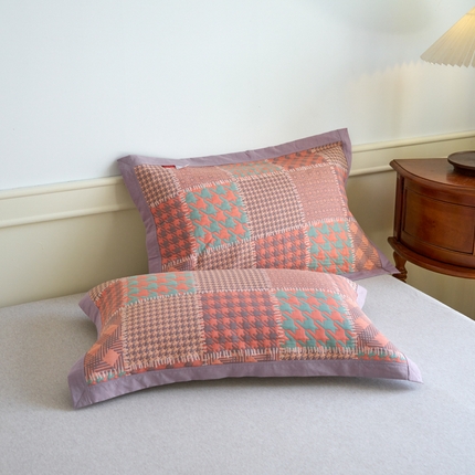 91家纺网 家纺一手货源 找家纺 （总）棠薇家纺-毛巾被 2025新款60支细纱全棉枕巾三层纱夹棉枕巾