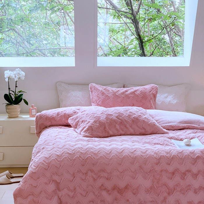 91家纺网 家纺一手货源 找家纺 （总）昔可家纺 2023兔兔绒四件套