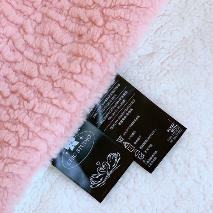 91家纺网 家纺一手货源 找家纺 昔可家纺 2023云朵绒毯 珊瑚粉