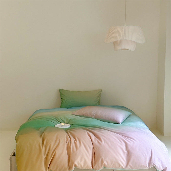 91家纺网 家纺一手货源 找家纺 （总）赫帛 2023新款50s数码全棉轻磨毛四件套-绿野仙踪