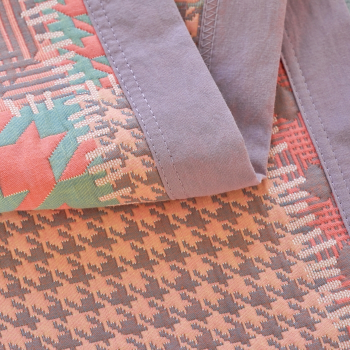 91家纺网 家纺一手货源 找家纺 棠薇家纺-毛巾被 2023新款60支细纱全棉枕巾三层纱夹棉枕巾 艾克粉枕巾