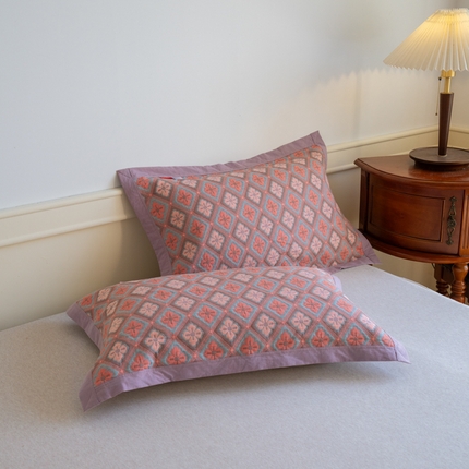 91家纺网 家纺一手货源 找家纺 （总）棠薇家纺-毛巾被 2025新款60支细纱全棉枕巾三层纱夹棉枕巾