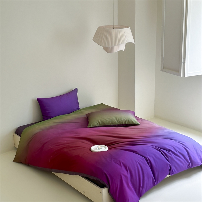 91家纺网 家纺一手货源 找家纺 （总）赫帛 2023新款50s数码全棉轻磨毛四件套-镜花水月