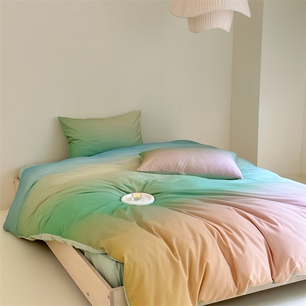 91家纺网 家纺一手货源 找家纺 （总）赫帛 2023新款50s数码全棉轻磨毛四件套-绿野仙踪