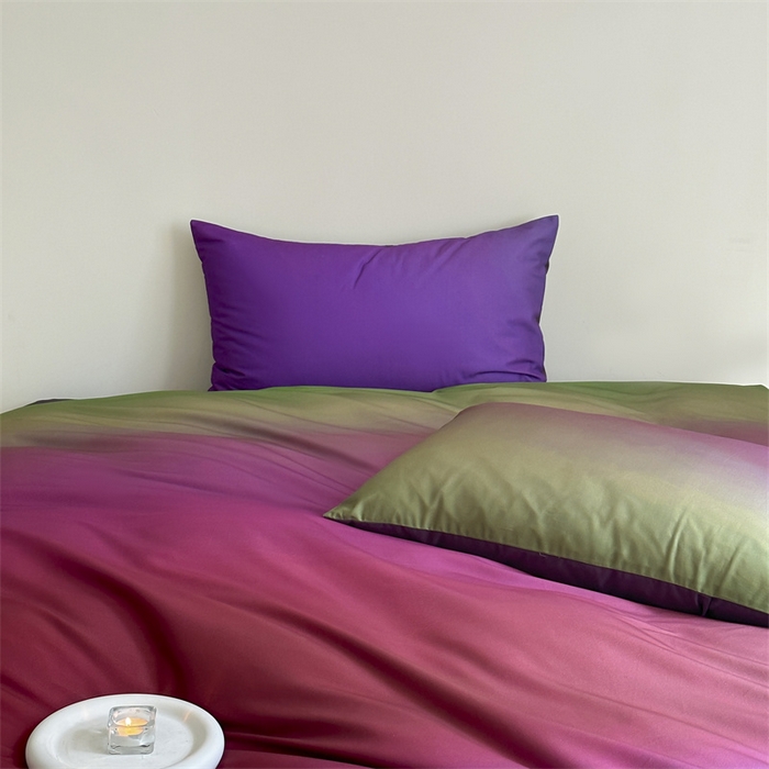 91家纺网 家纺一手货源 找家纺 （总）赫帛 2023新款50s数码全棉轻磨毛四件套-镜花水月