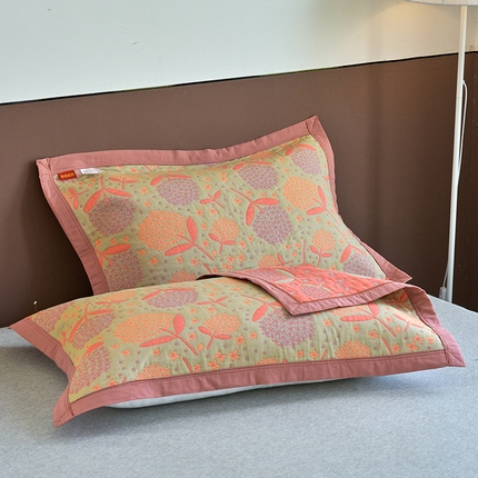 91家纺网 家纺一手货源 找家纺 （总）棠薇家纺-毛巾被 2025新款60S细纱枕巾一对全棉多层纱枕巾