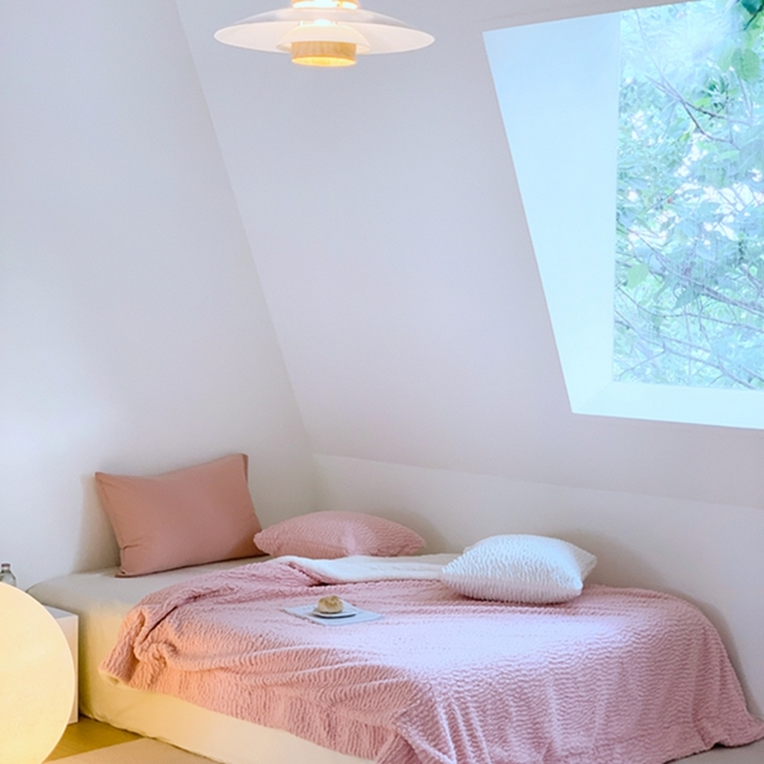 91家纺网 家纺一手货源 找家纺 昔可家纺 2023云朵绒毯 珊瑚粉