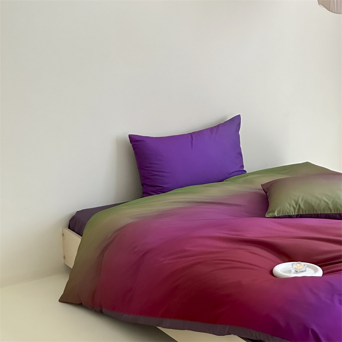 91家纺网 家纺一手货源 找家纺 （总）赫帛 2023新款50s数码全棉轻磨毛四件套-镜花水月