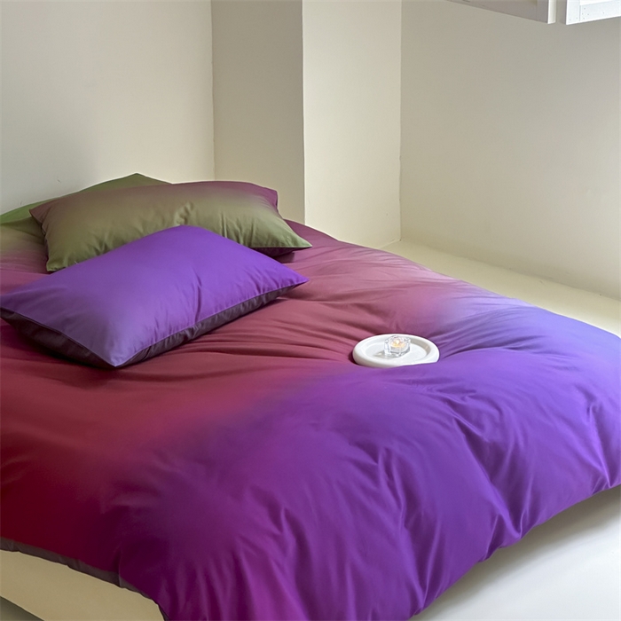 91家纺网 家纺一手货源 找家纺 （总）赫帛 2023新款50s数码全棉轻磨毛四件套-镜花水月