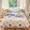 91家纺网 家纺一手货源 找家纺 麦伦家居 2023秋冬新品多功能床品全棉加牛奶绒四件套 熊熊奶茶