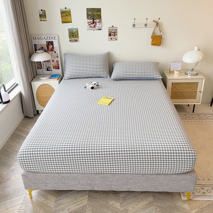 芃成家纺 2023新款全棉水洗棉单床笠 海兰小格