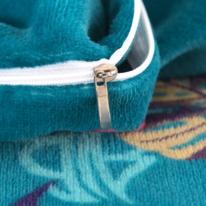 91家纺网 家纺一手货源 找家纺 爱洛 2023新款高克重印花牛奶绒四件套金貂绒四件套 三生三世