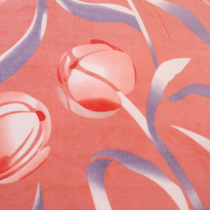 91家纺网 家纺一手货源 找家纺 爱洛 2023新款高克重印花牛奶绒四件套金貂绒四件套 郁金香