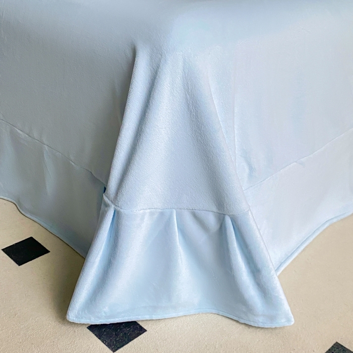 91家纺网 家纺一手货源 找家纺 苏木年华 2023新款240全消光牛奶绒刺绣拼角四件套-奢香夫人系列 奢香夫人-蓝