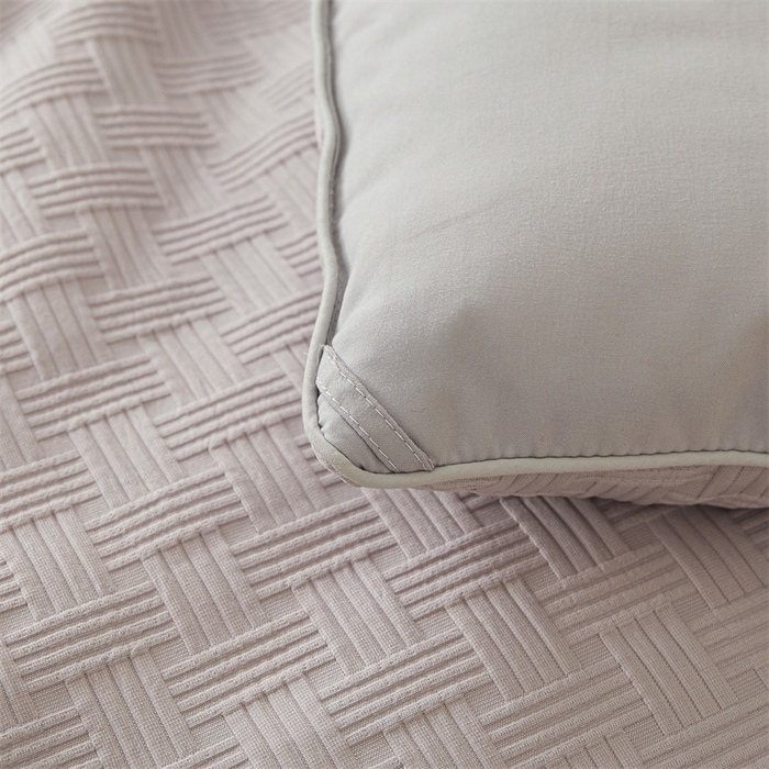 91家纺网 家纺一手货源 找家纺 伊被源 2023秋冬新款A类黄金蚕蛹蛋白被 被子被芯---华夫格针织 灰色