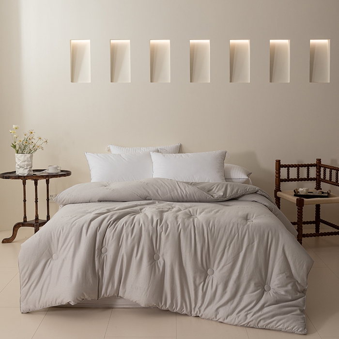 91家纺网 家纺一手货源 找家纺 （总）伊被源 2023秋冬新款80支全棉提花仪征棉 被子被芯