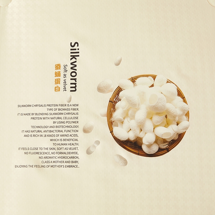 91家纺网 家纺一手货源 找家纺 伊被源 2023秋冬新款A类黄金蚕蛹蛋白被 被子被芯---千鸟格  白色